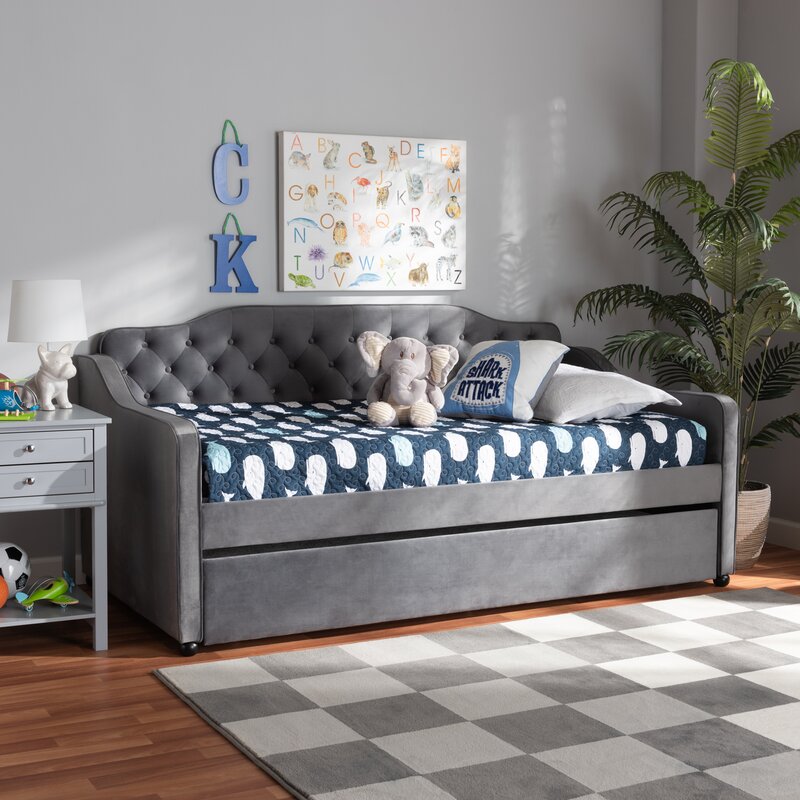 House Of Hampton® Holtz Twin Daybed With Trundle & Reviews | Wayfair